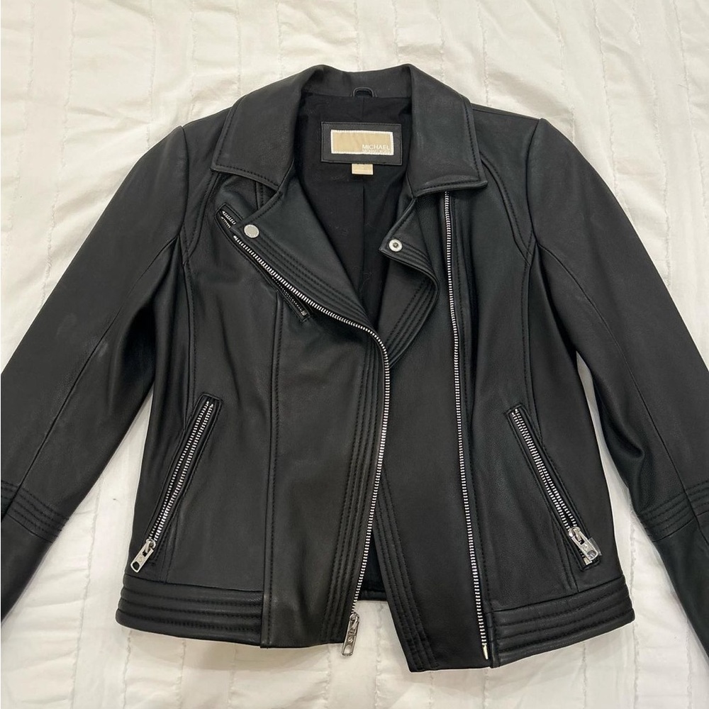 Michael Kors leather jacket size XS